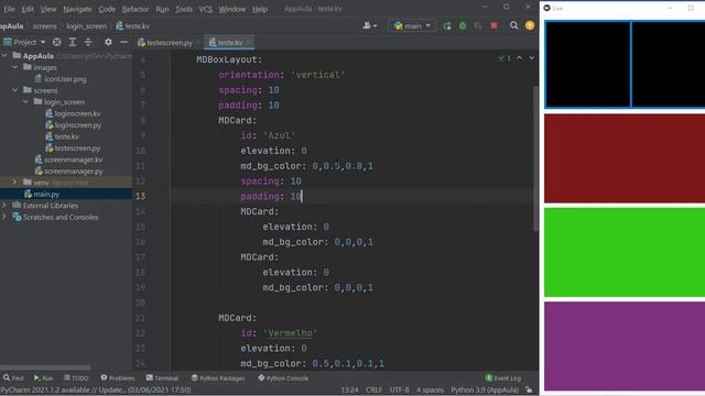KivyMD | Aula 7 - MDLayouts / BoxLayout / FloatLayout смотреть онлайн