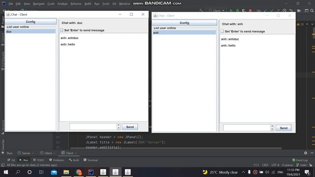 Ứng dụng Chat - Socket java смотреть онлайн