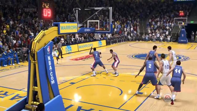 NBA 2014 - Brooklyn Nets vs Golden State Warriors - End of 2nd Qrt - NBA LIVE 14 PS4 - HD смотреть онлайн