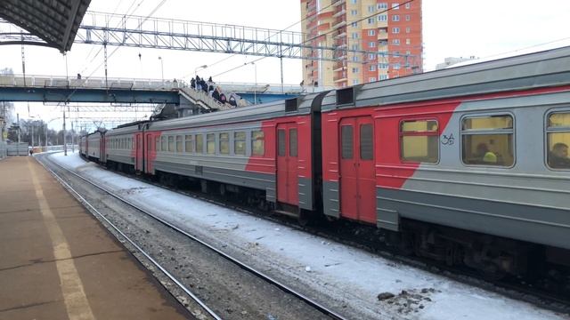 ЭД4М-0226 и ЭД4М-0459 На станции Болшево смотреть онлайн