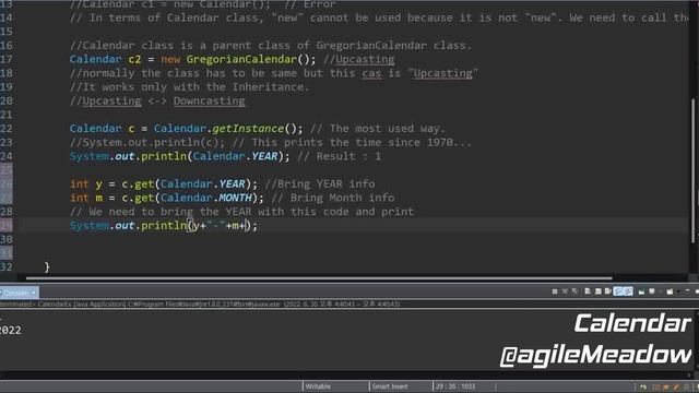 Java Training with Eclipse : Calendar Basics смотреть онлайн