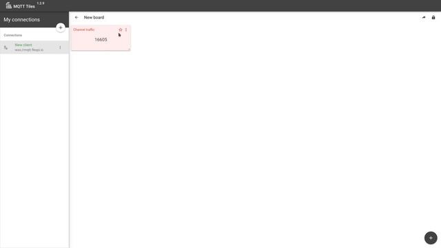 MQTT Tiles - MQTT-based IoT Dashboard Visualization Tool