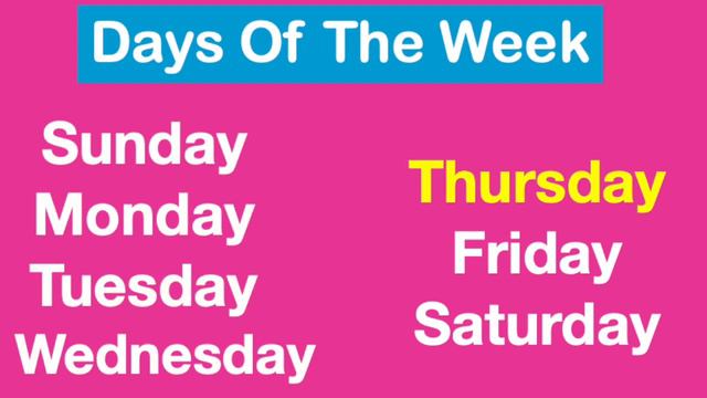 Sunday, Monday, Tuesday (Days Of The Week) | 曜日のうた | Nursery Rhymes | 英語の歌