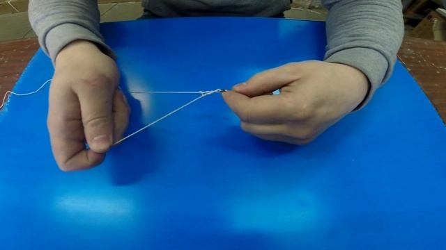 Как привязать крючок.Узел "Кошачья лапка". смотреть онлайн