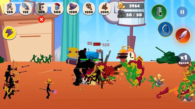 СТИКМЕНЫ СОЛДАТИКИ воюют на столе! Эволюция стикменов! Stickman War Legend of Stick смотреть онлайн