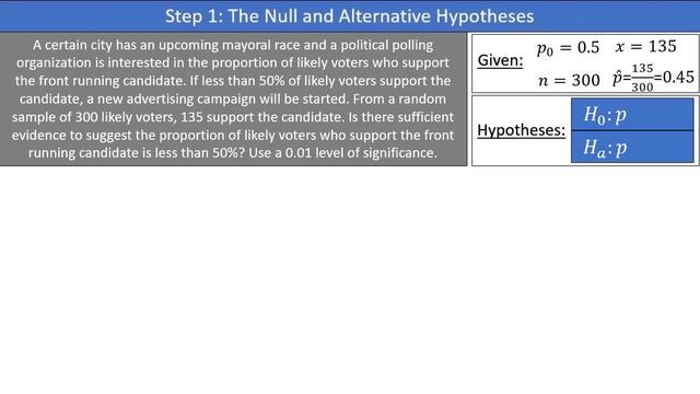 One Sample Proportion Test смотреть онлайн