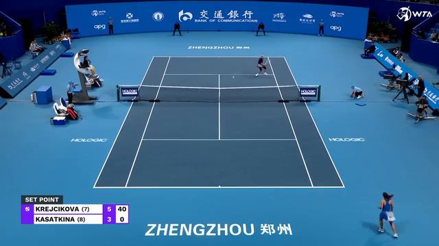 Barbora Krejcikova Vs. Daria Kasatkina | 2023 Zhengzhou Semifinal | WTA Match Highlights