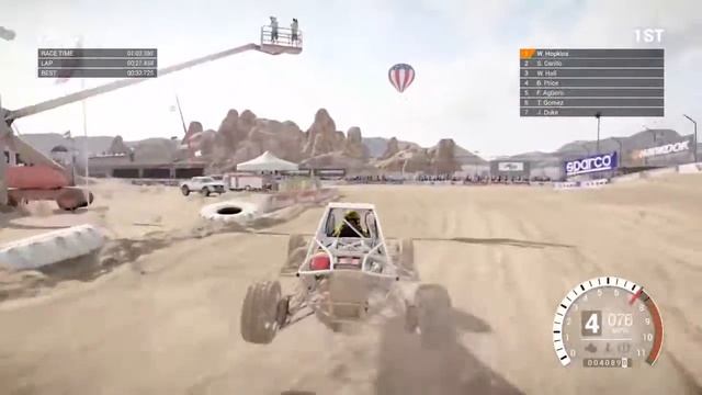 Dirt track buggy races, on "Dirt 4" смотреть онлайн