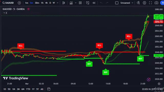 XAUUSD M5 Chart - Oder entry signal - Gold Live 1/3/24 смотреть онлайн