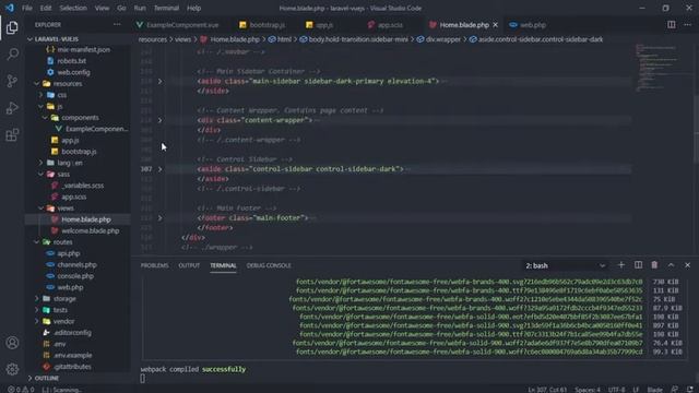 Integrasi Admin LTE 3 & Font Awesome pada Laravel 8 & Vue Js dengan NPM смотреть онлайн