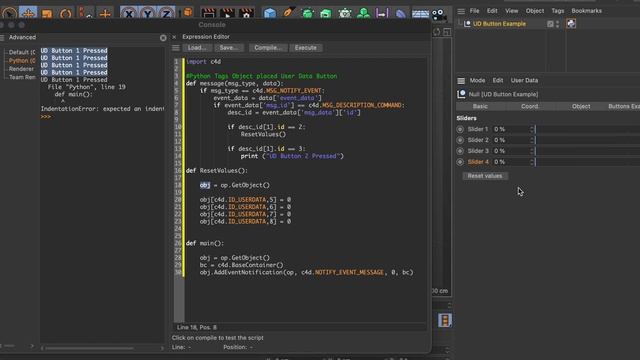 Cinema 4D XPresso Tips: User Data Buttons смотреть онлайн