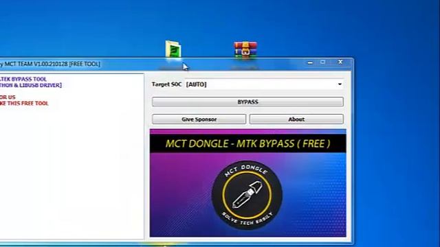New MCT Dongle MTK-FRP ByPass Tool Free Work WithOut Dongle Latest Setup