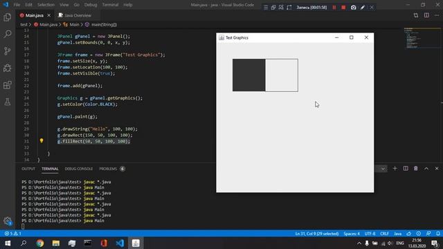 Java Graphics как пользоваться смотреть онлайн