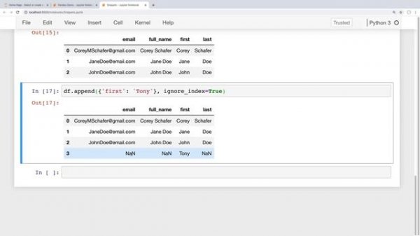 Python Pandas Tutorial (Part 6): Add/Remove Rows and Columns From DataFrames