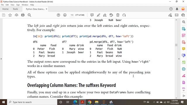 Specifying Set Arithmetic for joins And Overlapping Column Name Python Part 4 смотреть онлайн
