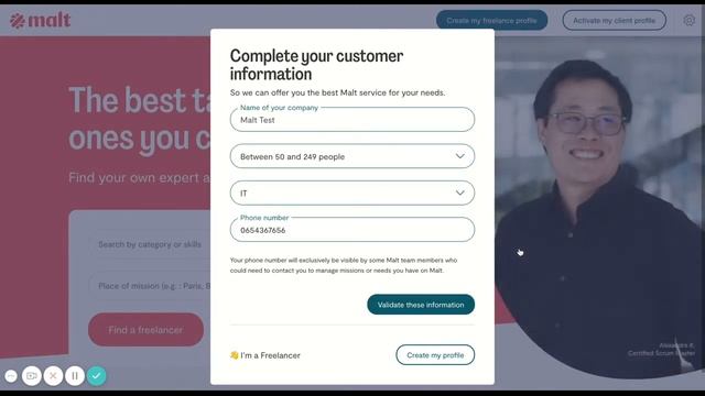 Der Freelancer-Marktplatz Malt Step-by-Step Guide: Account erstellen смотреть онлайн
