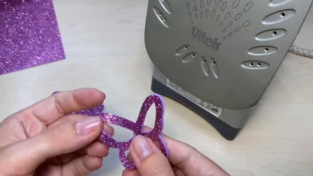 DIY Бабочка из фоамирана Своими руками Глиттерный фоамиран смотреть онлайн