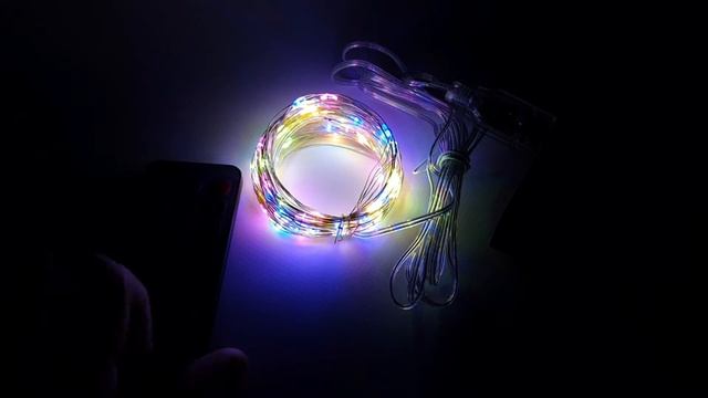 Светодиодные гирлянды Роса на пульте с USB 10м. Led гирлянда роса пучок. Смарт гирлянда роса на елк смотреть онлайн