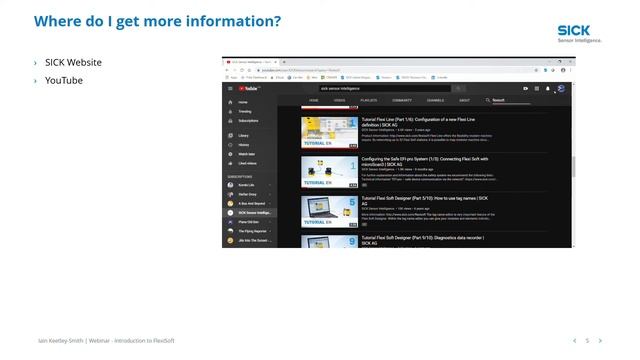 SICK Introduction To Flexisoft