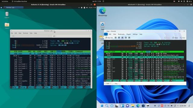Xubuntu 21.10 vs Windows FX 11 смотреть онлайн