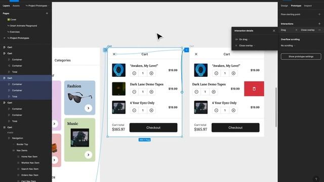Project Cart Overlay | Figma Course for UI/UX Beginners смотреть онлайн