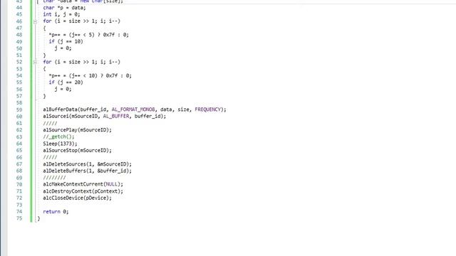 OpenAL, C++. Что за странный звук перед выходом? смотреть онлайн