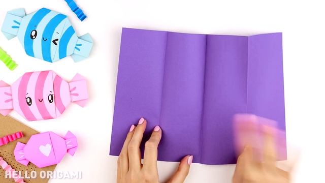 Оригами Конверт Конфета из бумаги | Бумажные сюрпризы | Origami Paper Candy Envelope смотреть онлайн