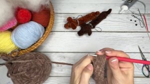 Мастер-класс на таксу ( брелок ) _ Вяжем вместе❤️ _#вязаныеигрушки #вяжуназаказ #мк