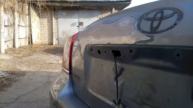 Рихтовка и Ремонт крышки багажника Toyota Avensis смотреть онлайн