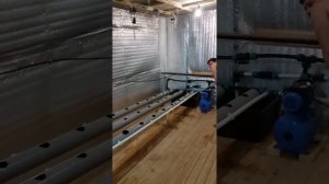 Аэропонная установка на базе насосной станции