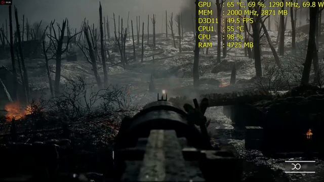 Radeon RX 480 + Phenom II 955: Battlefield 1 D3D11 Ultra смотреть онлайн