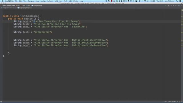 IntelliJ shortcut a day: Column & Multi Cursor Select смотреть онлайн