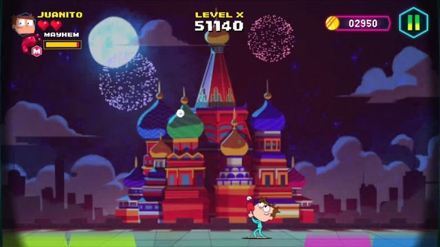 Продолжаем уничтожать вирусы в игре JUANITO ARCADE MAYHEM смотреть онлайн