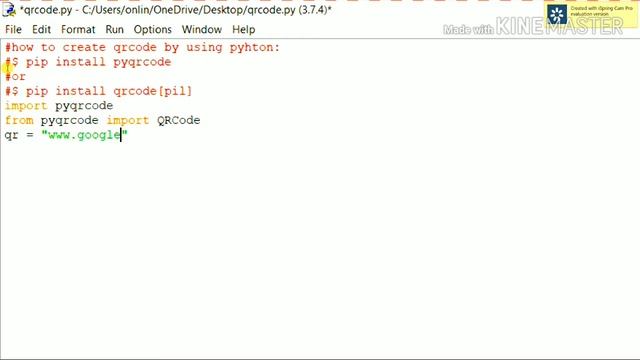 How to generate QR code by using python смотреть онлайн