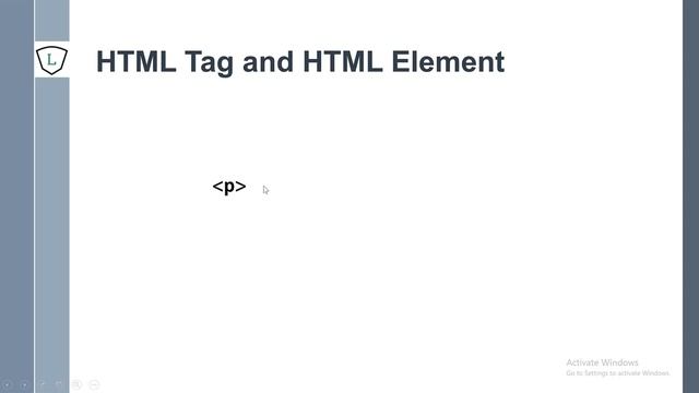 HTML tag vs element смотреть онлайн