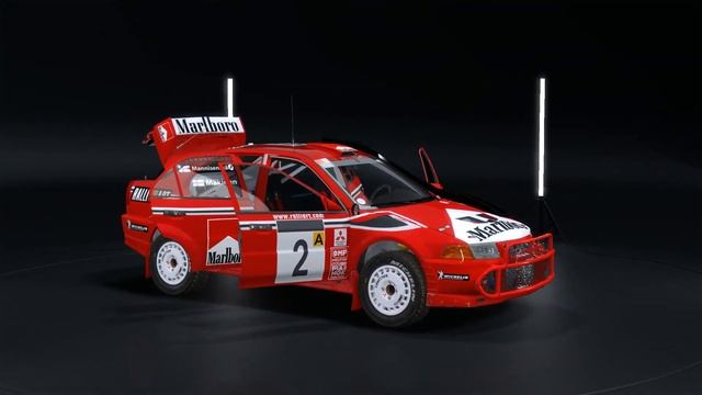 Mitsubishi evo VI WRC - Assetto Corsa смотреть онлайн