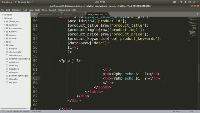27 Writing Code For View Product | Multivendor Ecommerce Website PHP | Section 3 смотреть онлайн