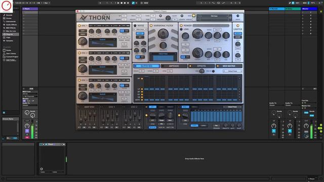 Dmitry Sches THORN Synthesizer Plugin (Sound Demo - Syn, Pad & Sequenced Sounds)