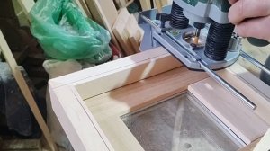 Деревянные окна,оконный блок в парную своими руками.