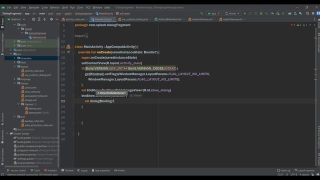 Как создать DialogFragment/Диалоговое окно в Android Studio/Kotlin смотреть онлайн