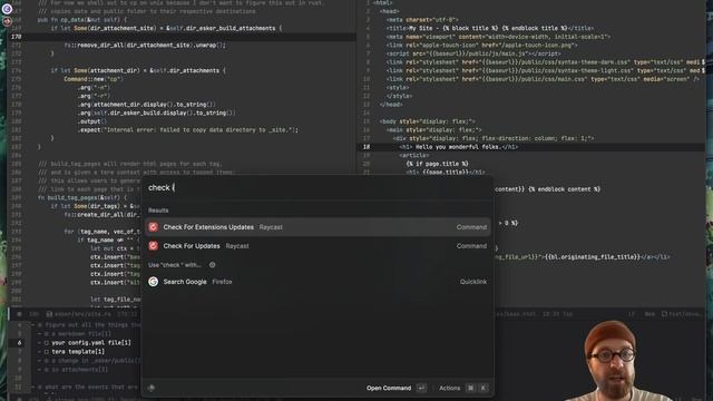 Rust SSG 23 Development Server (5) Finishing File watching смотреть онлайн