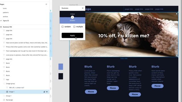 Figma in 55 Seconds: Duotones, Figma Tutorial смотреть онлайн