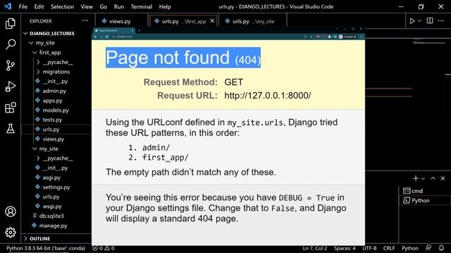 005 Function Based Views Basics смотреть онлайн
