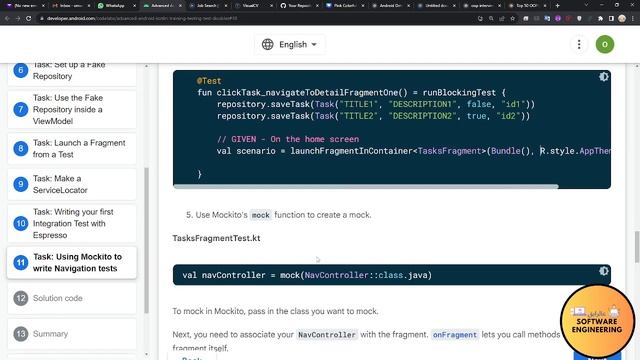 Advanced Android Testing in Kotlin to Test Doubles and Dependency Injection part-11 смотреть онлайн