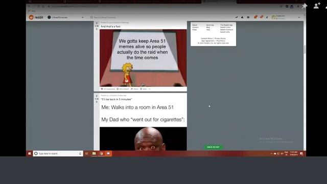 TRYING TO REACT TO AREA 51 MEMES смотреть онлайн