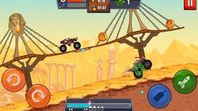Mad Truck | Monster Truck Terrain racing | Games For Kids смотреть онлайн