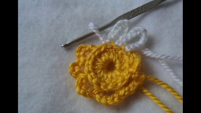 Урок Вязания Крючком. Мотив с Цветком. Ч 1 Crochet Motif Part 1. смотреть онлайн