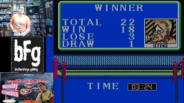 WCW World Championship Wrestling (NES) Complete Playthrough | Monday Classics