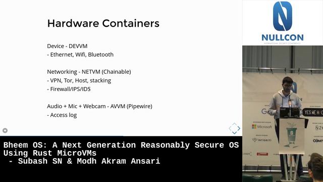 Bheem OS - A Next-Gen. Reasonably Secure OS by Subash SN & Mohd Akram Ansari | Nullcon Berlin смотреть онлайн