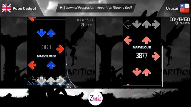Pope Gadget VS Urusai | Spawn of Possession - Apparition [Duty to God] - osu!mania смотреть онлайн